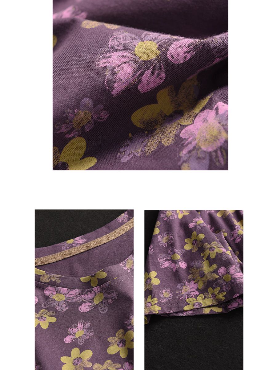 Women Casual Summer Floral Cotton Shirt AA1035 Ada Fashion