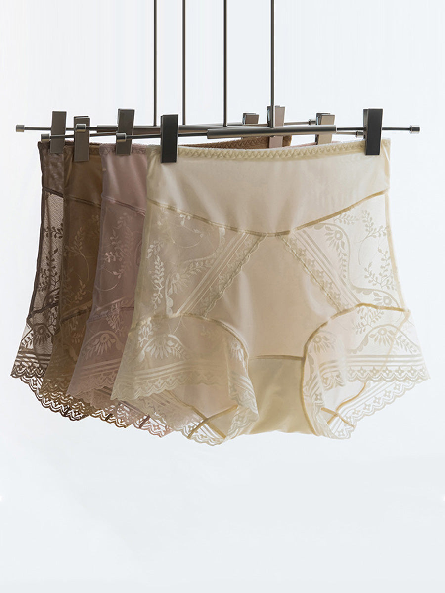 Women Sexy Lace Seamless Mid-waist Underwear KL1006 Ada Fashion