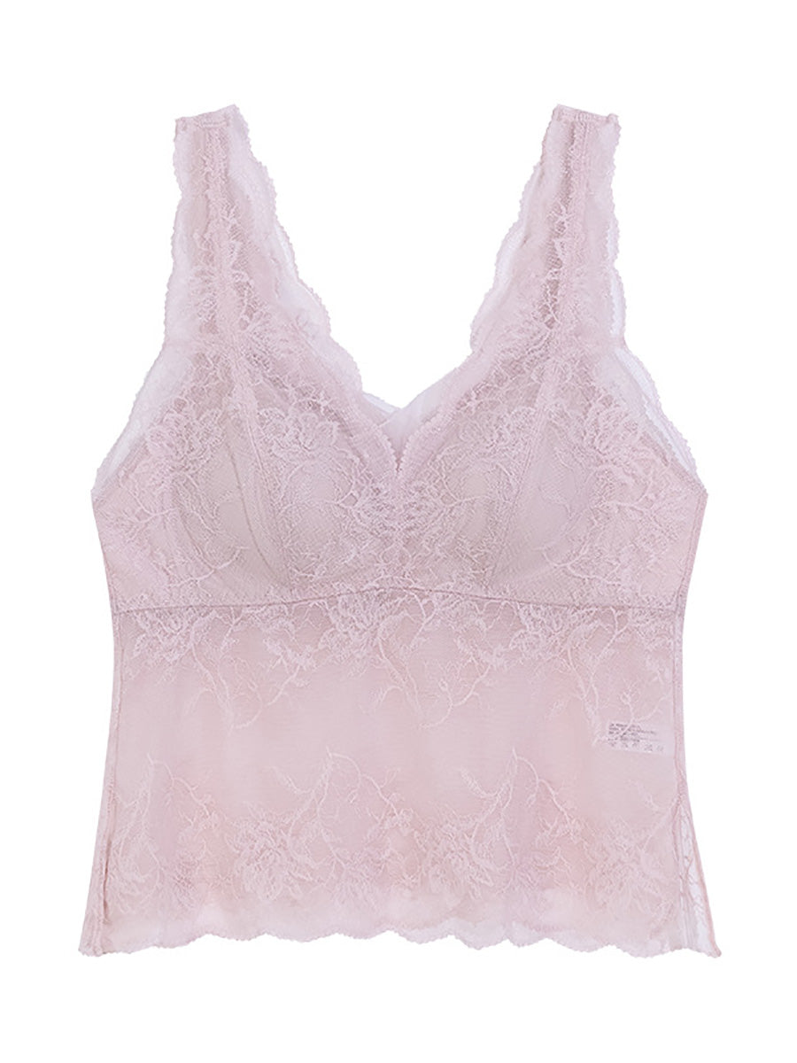 Women Summer Lace With Breast Pads Base ZZ1052 Ada Fashion