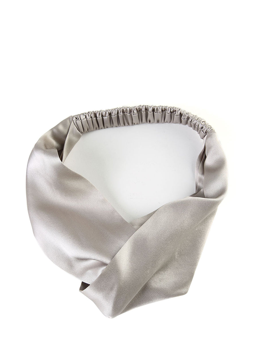 Women Artsy Solid Silk Cross Hair Band SC1057 Ada Fashion