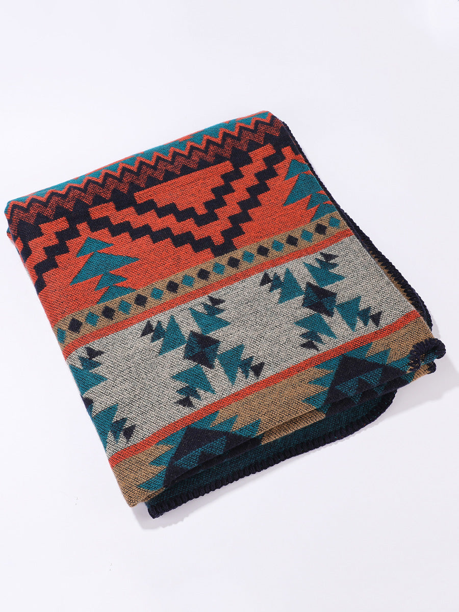Warm Vintage Travel Geometric Women Shawl FashionChic