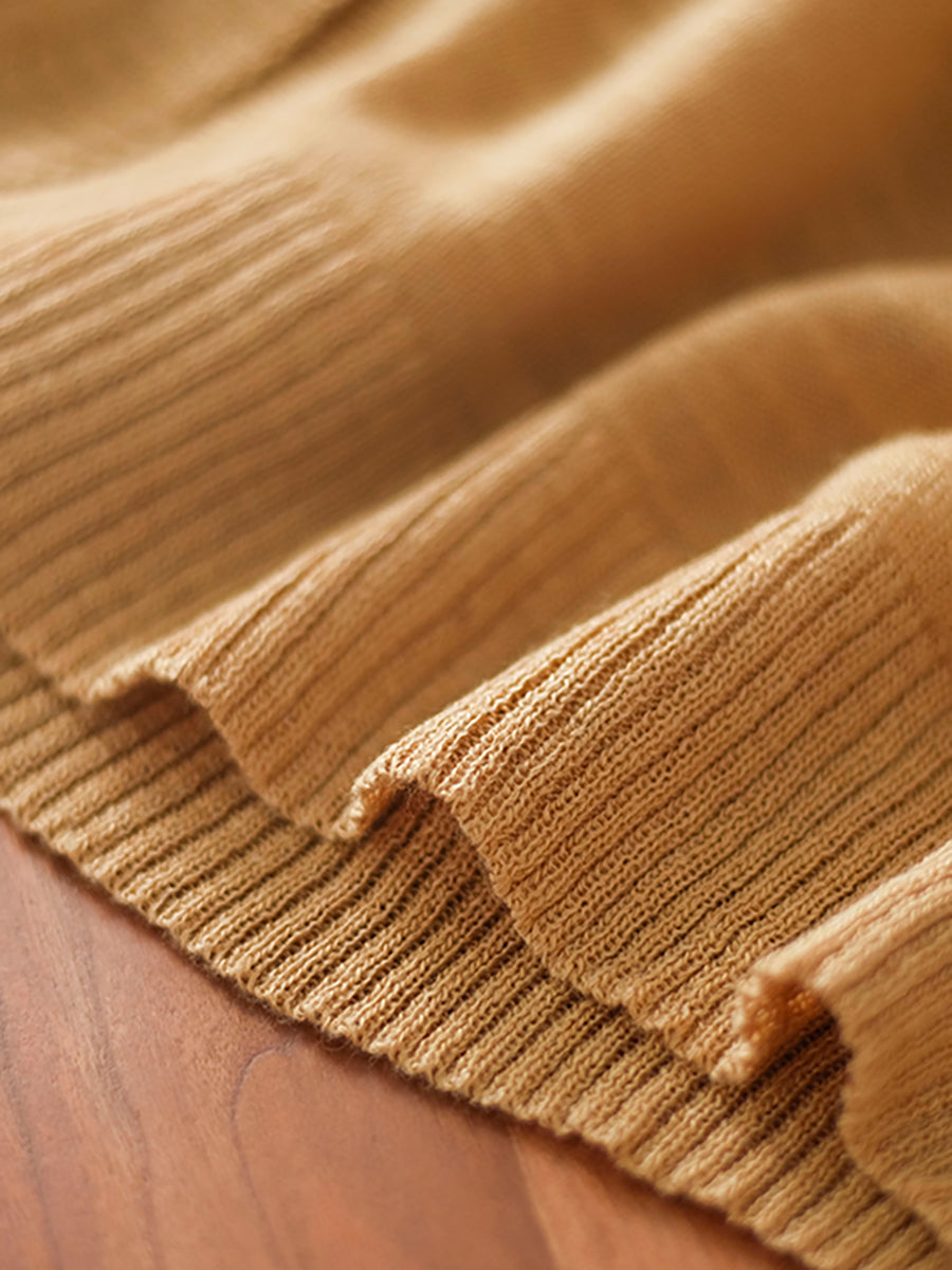 Plus Size Women Summer V-Neck Casual Loose Knit Shirt CC053 ZMMM