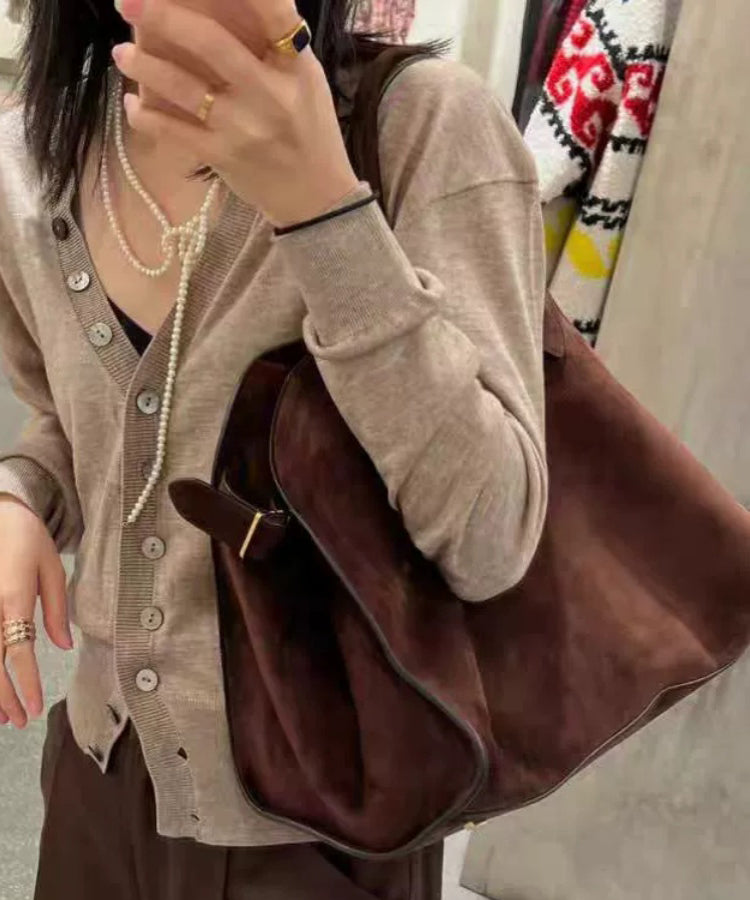 2024 New Brown Large Capacity Capacity Handbag MM071 Bag-BGS240620