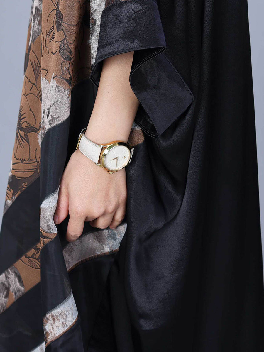 Women Artsy Flower Irregular Spliced Summer Maxi Dress CO1045 Ada Fashion