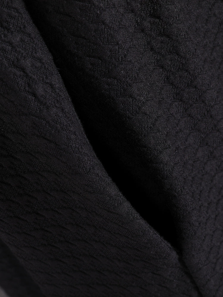 Plus Size Women Autumn Commute Solid Button Loose Dress AK1015 Genistyle Shop