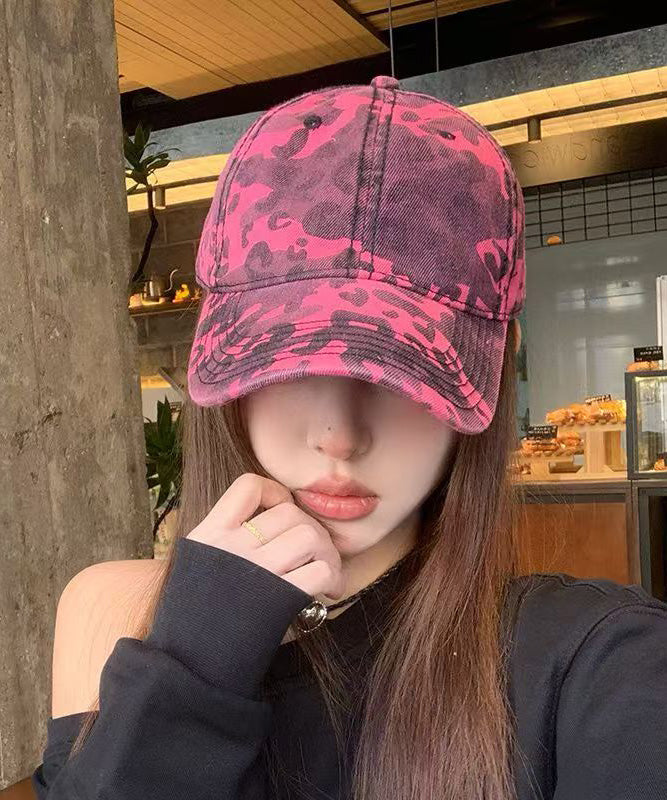 2025 Hat Print Cap Baseball Leopard New Rose Versatile FashionChic