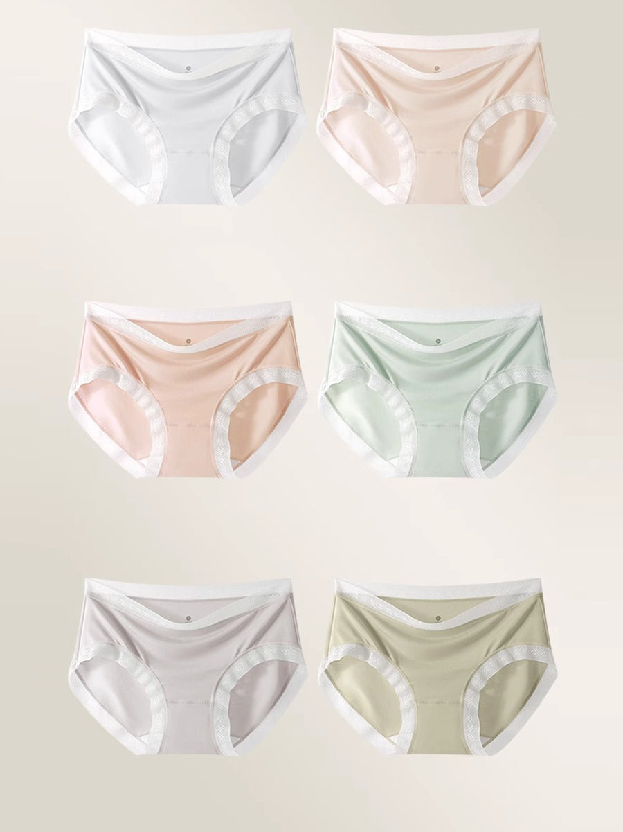 Summer Pieces Thin 6 Colorblock Casual Women Underwear FashionChic