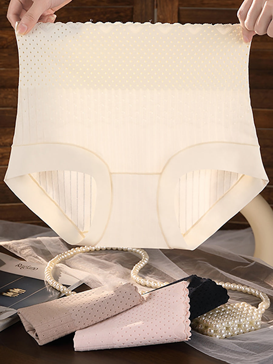 Pure 4 Pieces Waist High Color Summer Underwear Women FashionChic