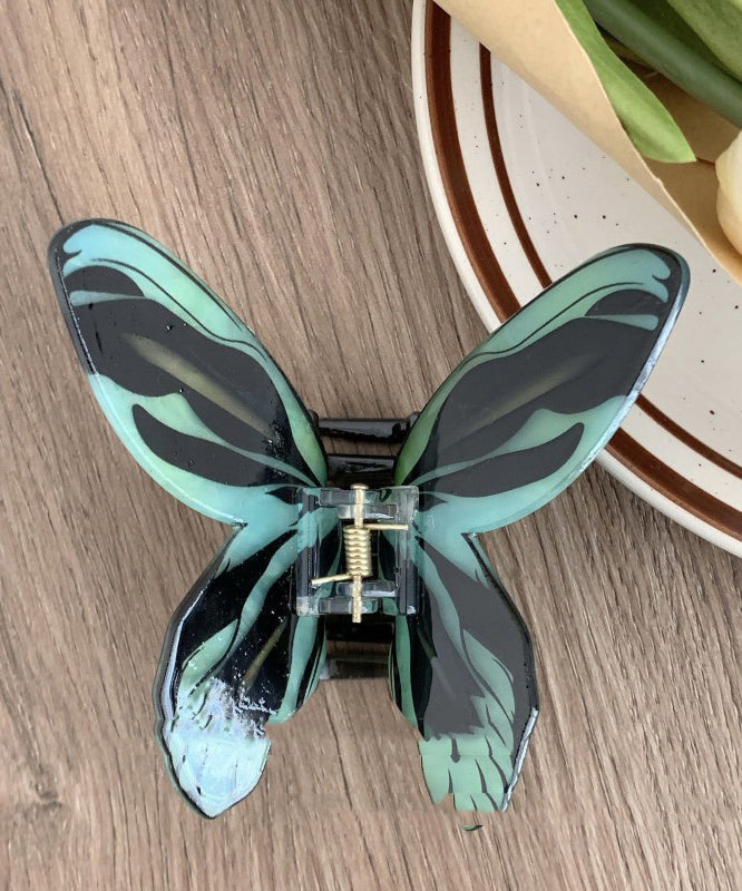 Beautiful Light Green Alloy Butterfly Hairpin AB1085 Genistyle Shop