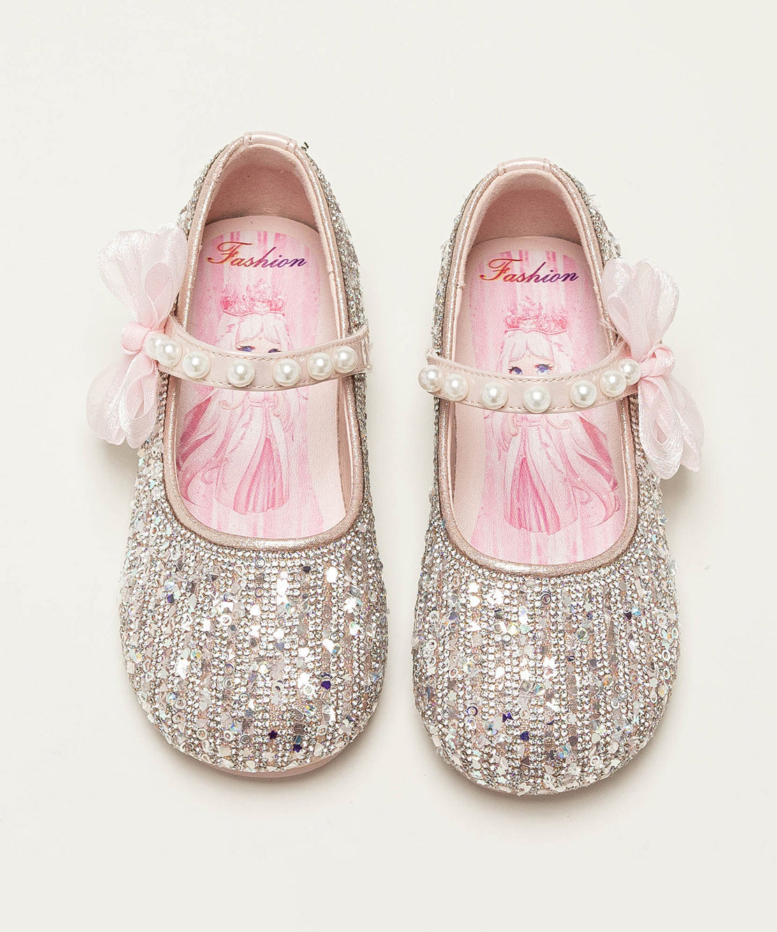 Shoes 2025 Beige Soft New Bottom Zircon Princess Girls' FashionChic