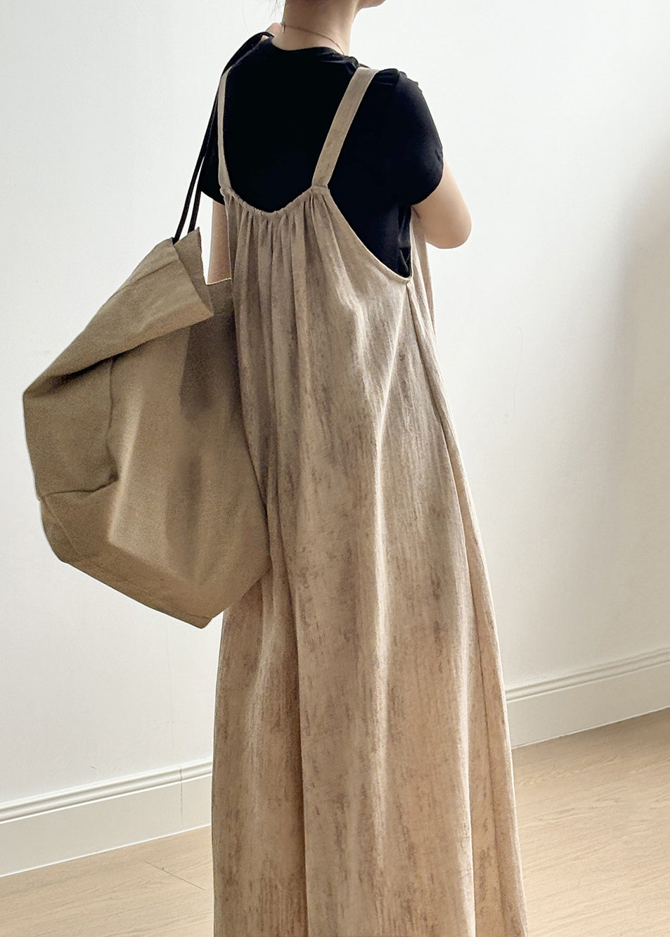 Pockets Khaki Summer Bohemian Solid Light Jumpsuits FashionChic