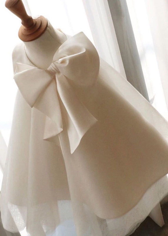 Boho Pink Bow Patchwork Tulle Girls Maxi Dress Summer YS028 ABC