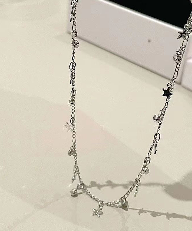 Boho Silk Zircon Star Princess Necklace KX1045 Ada Fashion