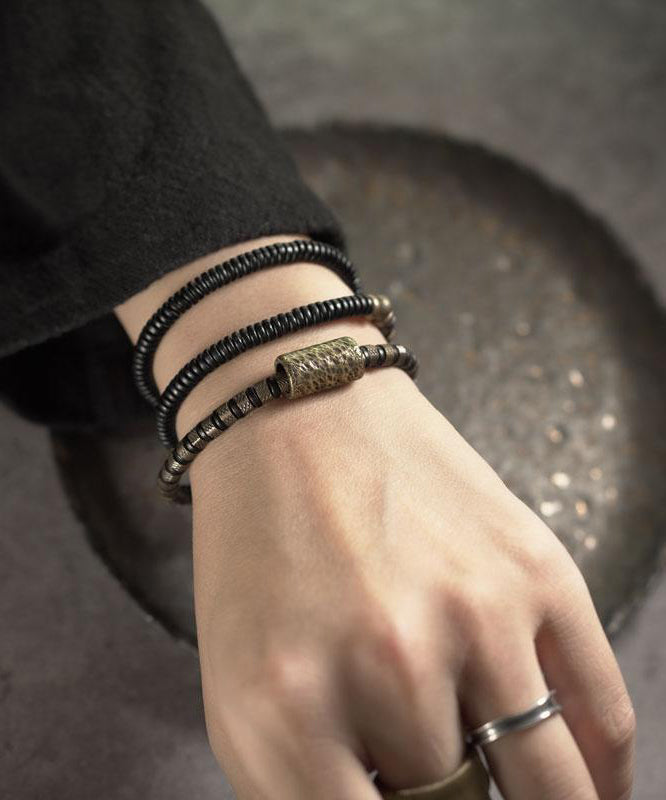 Boutique Beads Colorblock Sandalwood Copper Gold And Ancient FashionChic