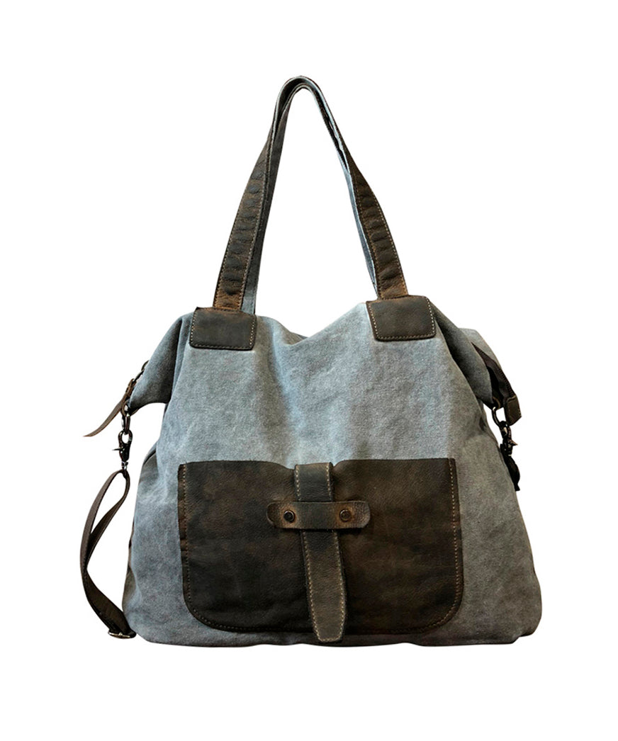 Boutique Large Capacity Solid Durable Canvas Satchel Bag Handbag MM056 Bag-BGS240620