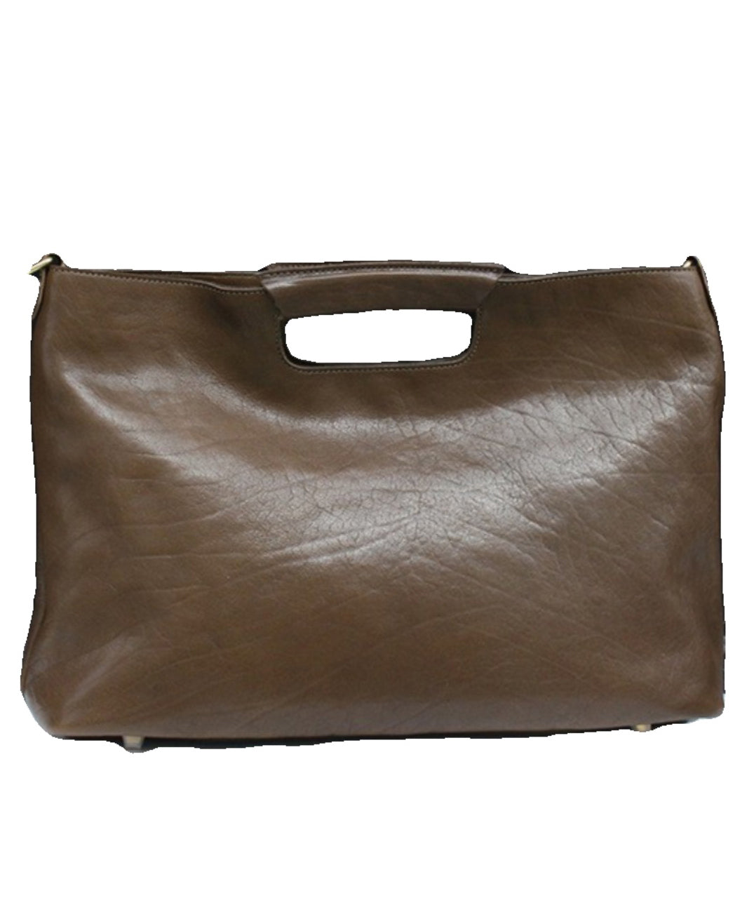 Casual Coffee Calf Leather Satchel Bag Handbag MM042 Bag-BGS240620