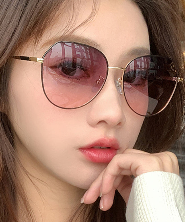 Casual Pink UV Protection Sunglasses XS1051 Ada Fashion