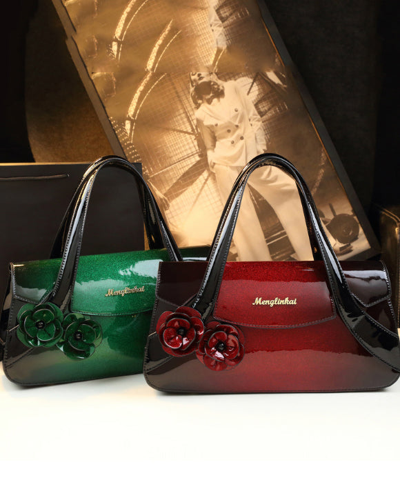 Classy Gradient Color Three-dimensional Flower Tote Handbag YX005 ABC