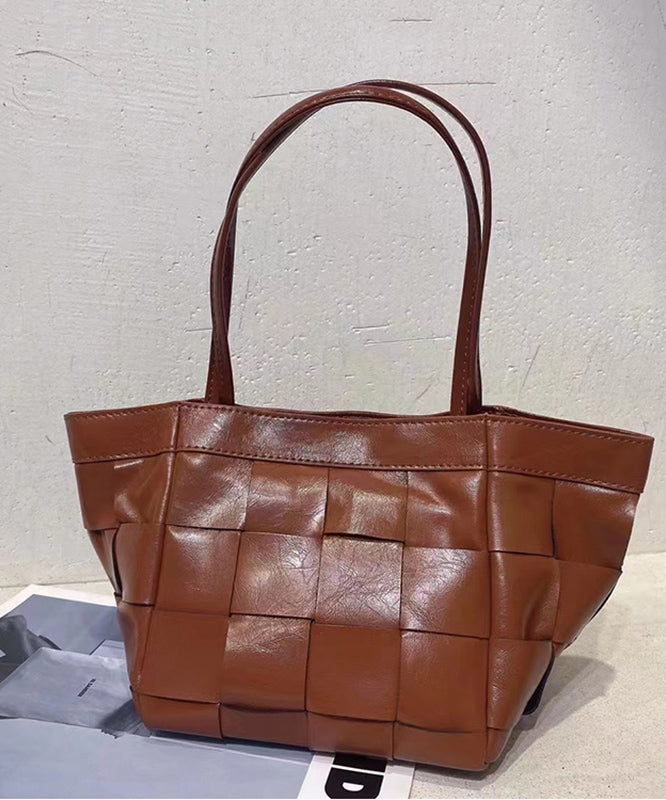 DIY Coffee Wing Faux Leather Satchel Handbag UU1077 Bag-BGS240527