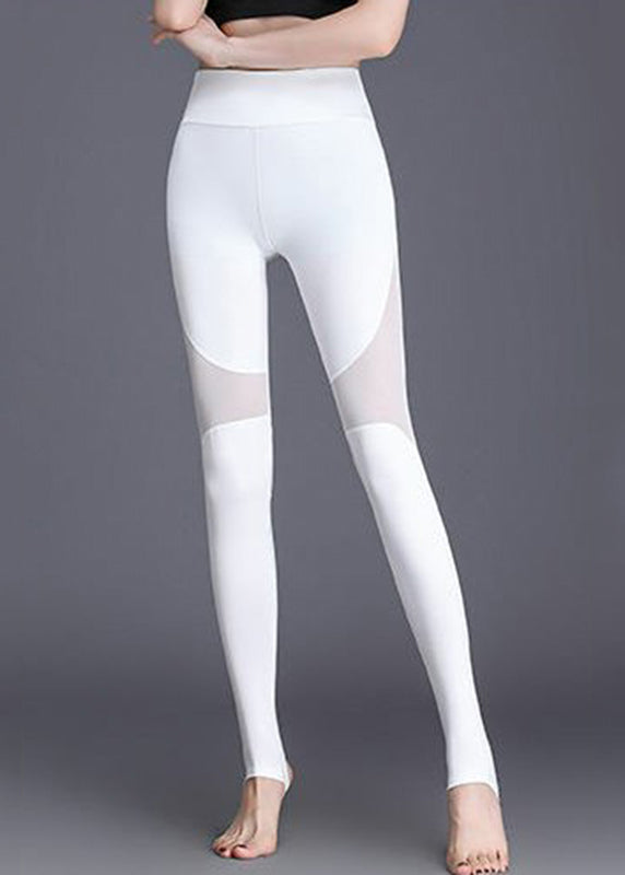 Black Mesh High Panel Dynamic Waist Capri Gymshark Leggings FashionChic