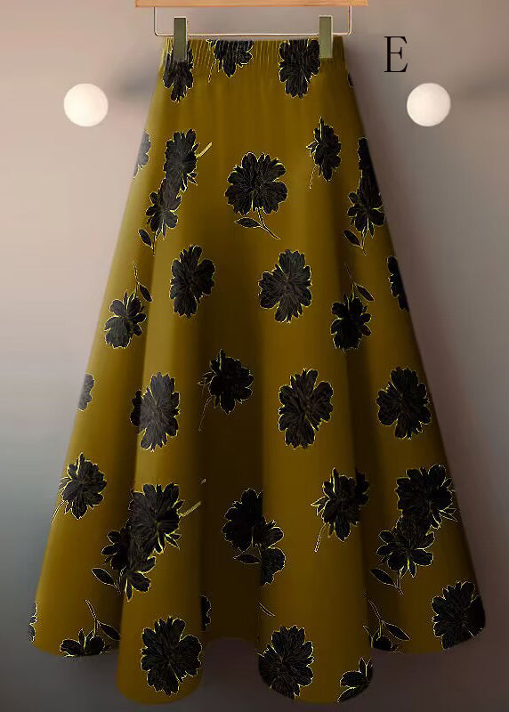 Fashion And Versatile High Waisted Ice Silk Skirt For Summer BV060 MZF-SKTS240702