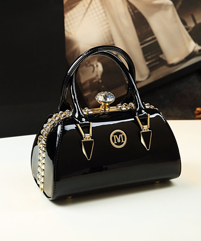 Bag Zircon Leather Calf Fashion Tote Leopard FashionChic