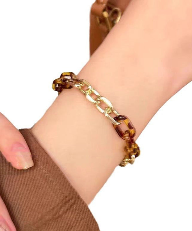 Patchwork Bracelet Overgild Fashion Leopard Charm Metal FashionChic