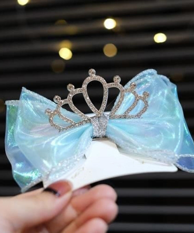 Fashion Purple Alloy Zircon Bow Girls Hairpin YG028 ABC