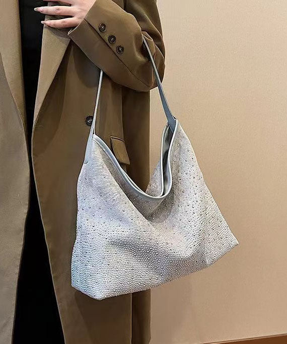 Fashionable Green Zircon Large Capacity Shoulder Bag GG090 Bag-BGS240606