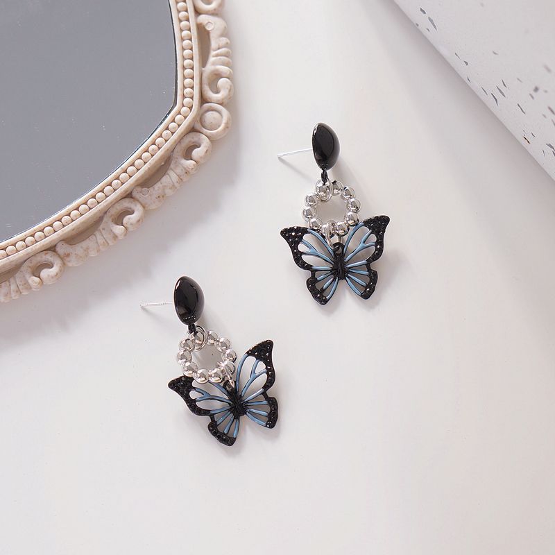 Dangle Butterfly Earring Alloy FashionChic