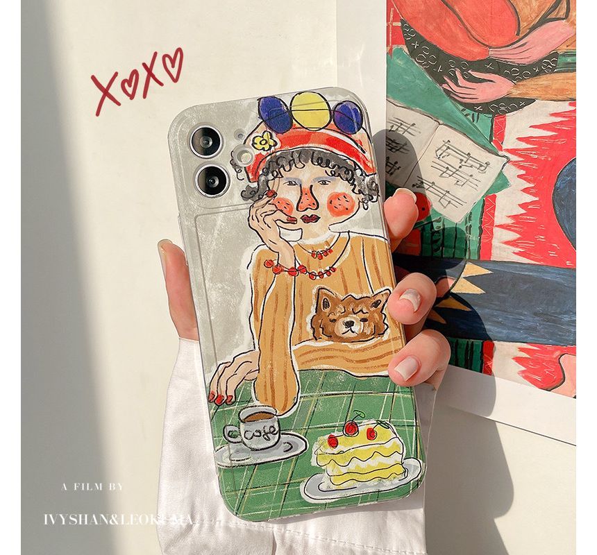 Phone Cartoon Case Transparent FashionChic