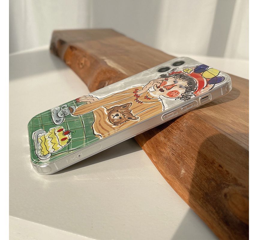 Phone Cartoon Case Transparent FashionChic