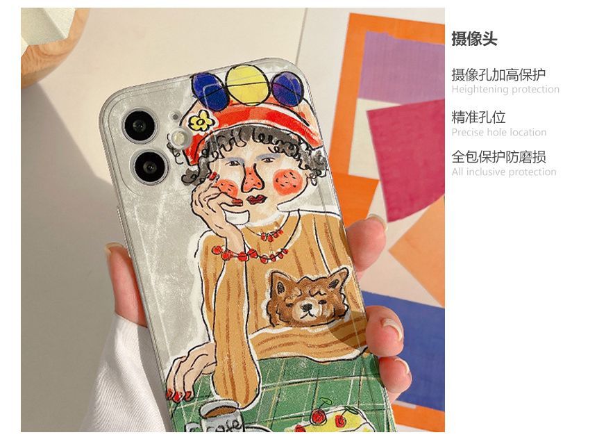 Phone Cartoon Case Transparent FashionChic