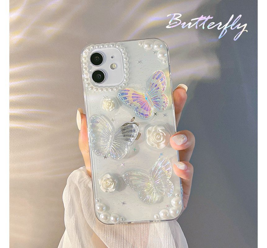 Phone Butterfly Transparent Case FashionChic