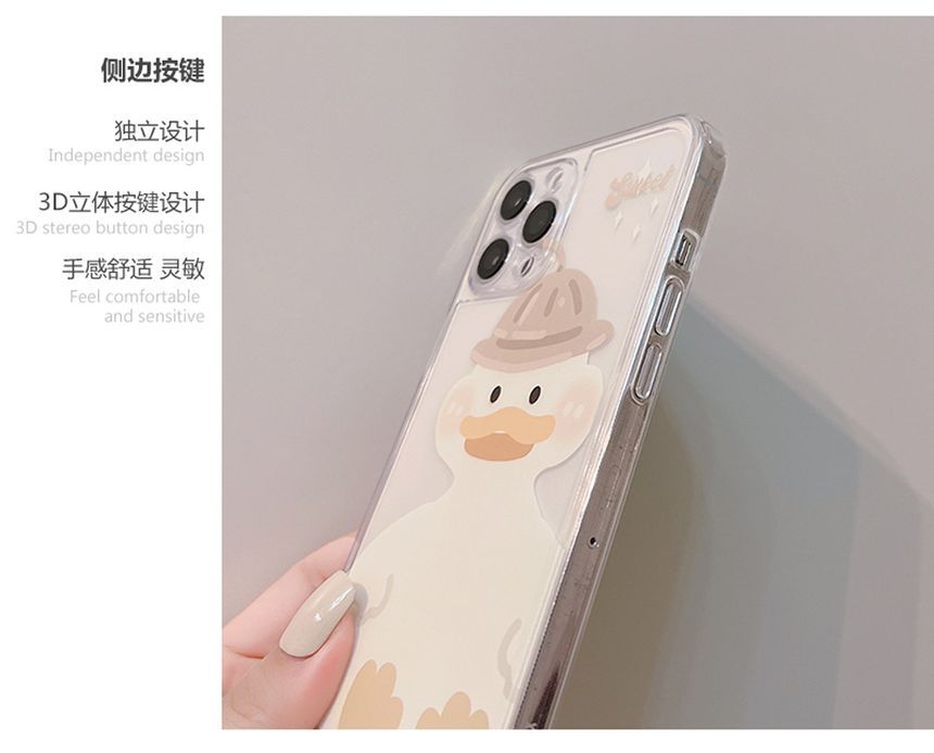 Case Duck Transparent Phone FashionChic
