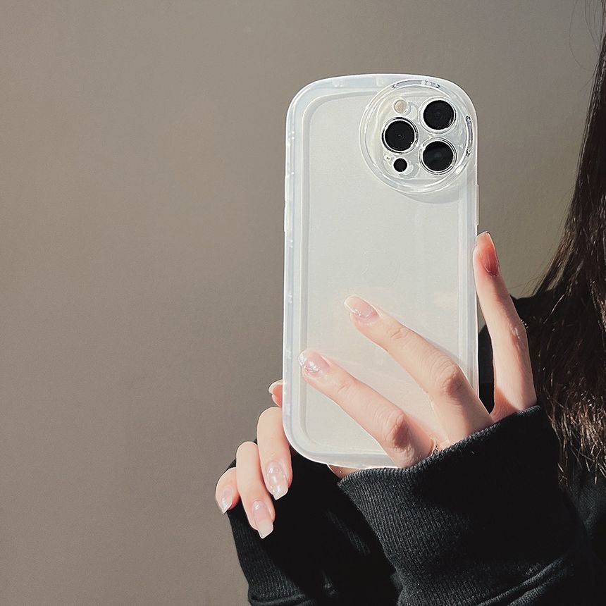 Plain Phone Transparent Case FashionChic