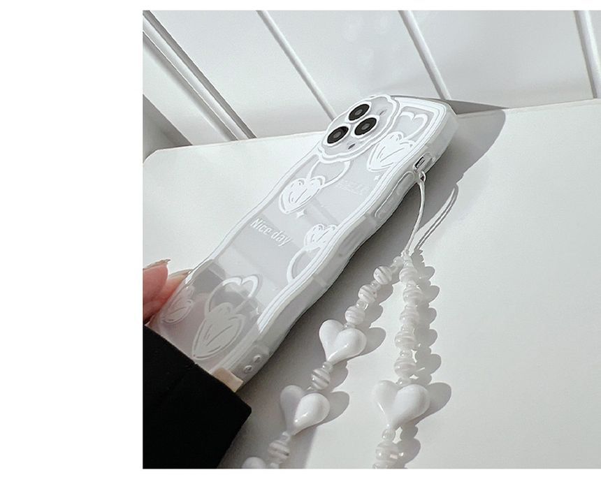 Phone Transparent Case Heart FashionChic