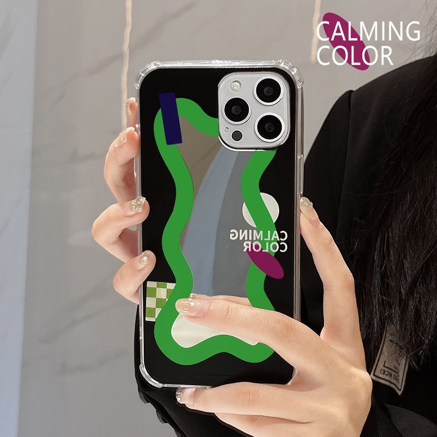 Case Floral Phone Mirrored FashionChic