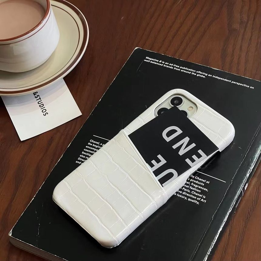 Leather Phone Case Holder Faux Card FashionChic