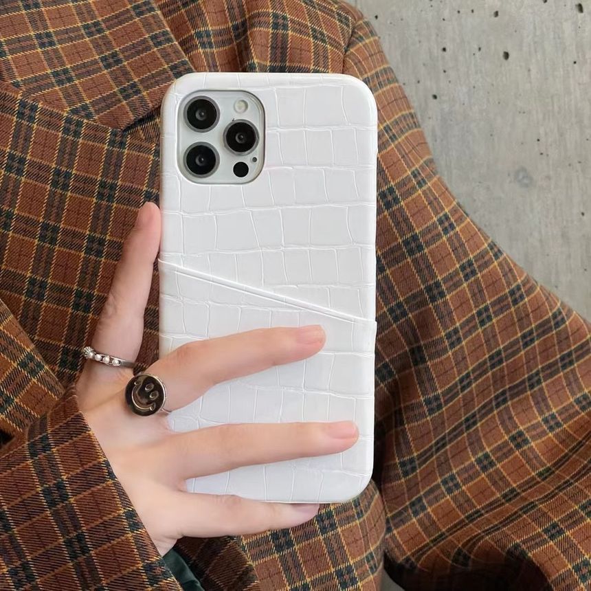 Leather Phone Case Holder Faux Card FashionChic