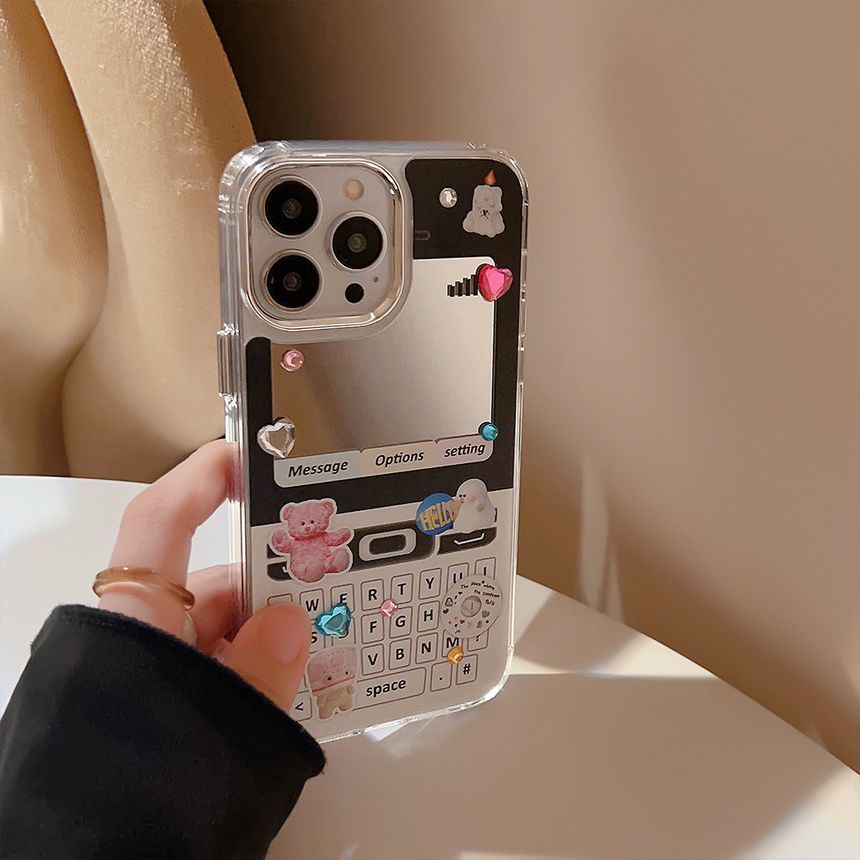 Mirrored Print Cellphone Phone Vintage Case FashionChic