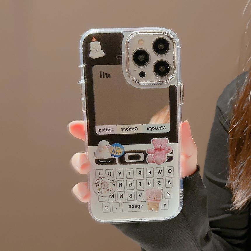 Mirrored Print Cellphone Phone Vintage Case FashionChic