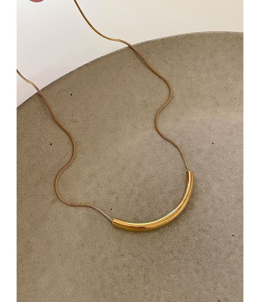 Necklace Pendant Curve FashionChic