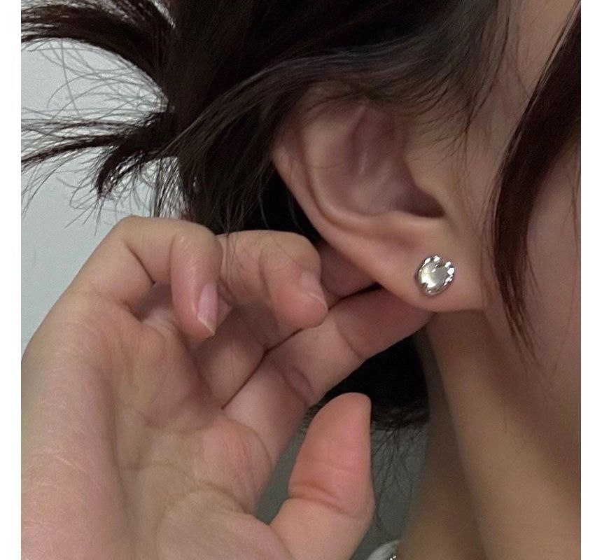 Stud Agate Earring Alloy FashionChic