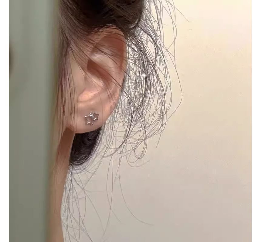 Star Earring Alloy Stud FashionChic