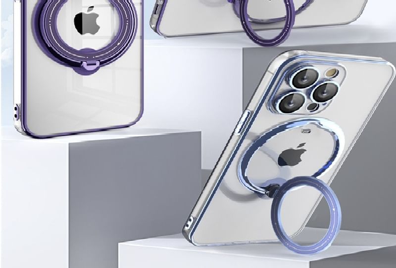 Case MagSafe Stand Ring Phone FashionChic