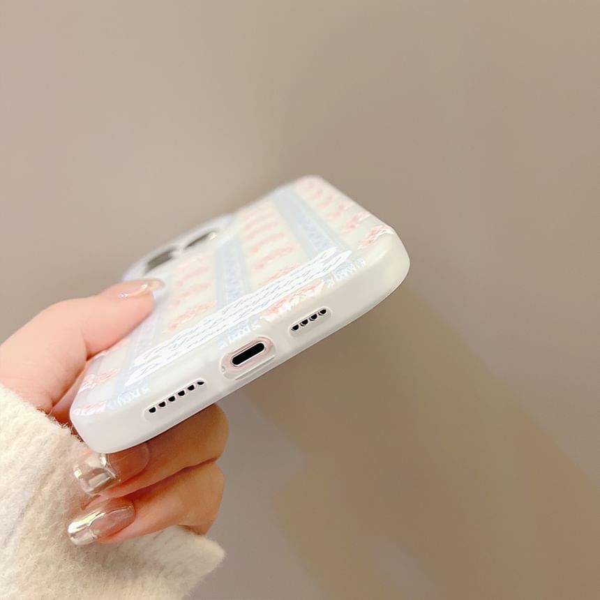 Case Lace Phone Print Floral FashionChic