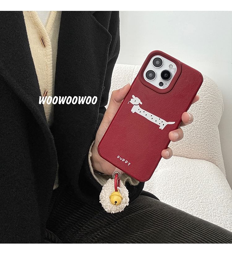 Pom Bell Dog Phone Case FashionChic