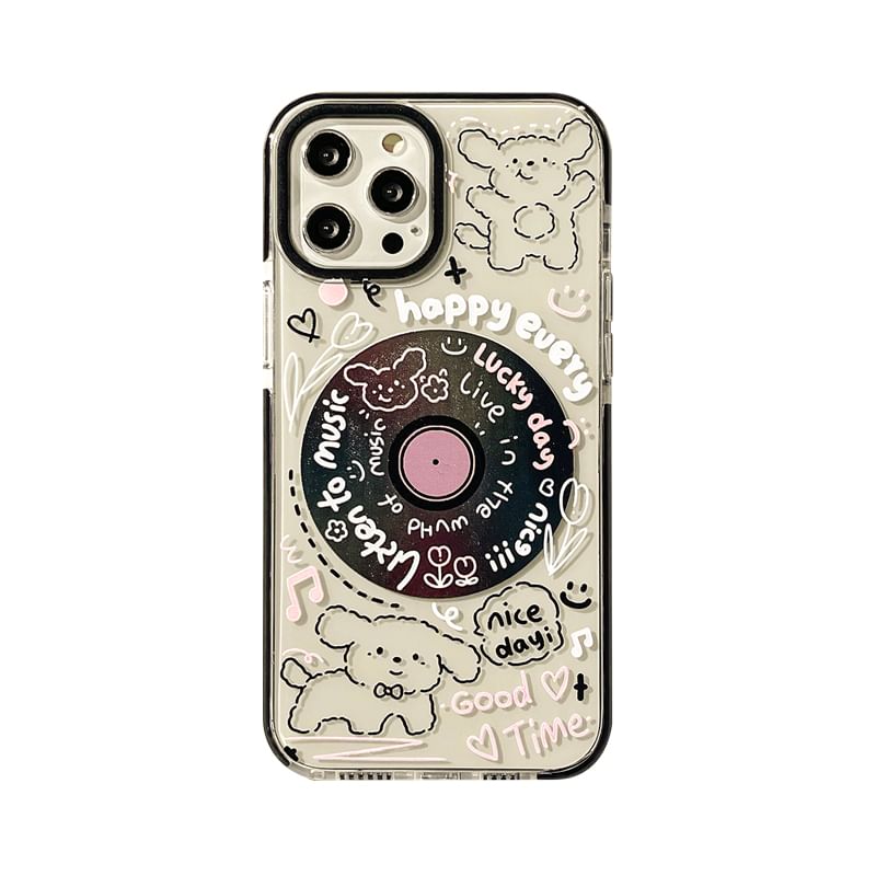 Phone Animal Case Vinyl Record FashionChic