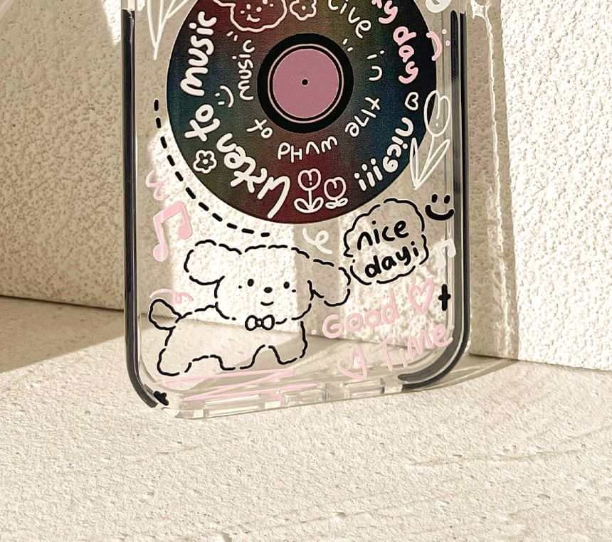 Phone Animal Case Vinyl Record FashionChic